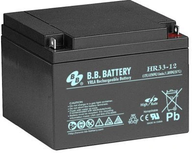 B.B. Battery HR 33-12 B.B. Battery HR 33-12